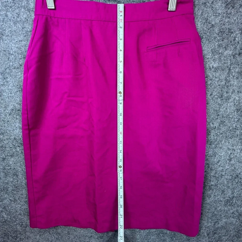 Vintage Norton McNaughton Pencil Skirt Womens 10‎ Petite Pink Y2K Office Siren